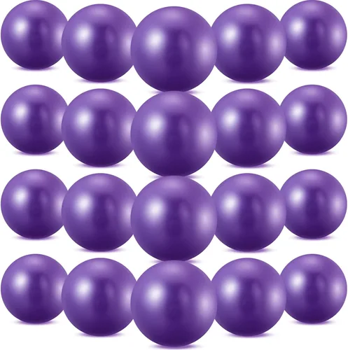 Miniatura 10 de Sotiff 20 pelotas de pilates de 9 pulgadas para ejercicio a granel, mini pelotas de yoga, núcleo de terapia para entrenamiento de estabilidad