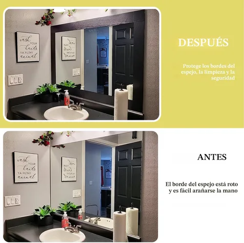 Miniatura 2 de Papel tapiz autoadhesivo de PVC con vetas de madera negra, impermeable y removible, borde decorativo para pared de cocina o baño, 4.2 x 390 pulgadas