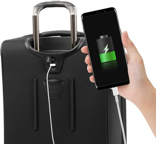 Miniatura 9 de Travelpro Crew Versapack Max Carry-On Exp Rollaboard, Negro azabache, Crew Versapack Softside - Equipaje vertical expandible