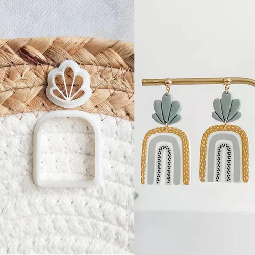 Miniatura 17 de Cortadores de arcilla polimérica para la fabricación de aretes Suministros Arcilla polimérica para la fabricación de joyas