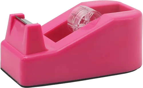 Miniatura 9 de Dispensador de cinta de escritorio resistente, accesorios de escritorio para oficina floral, dispensadores de cinta para oficina, base Púrpura