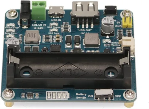 Miniatura 3 de Waveshare Módulo de gestión de energía solar para panel solar de 6V ~ 24 V soporta panel solar/conexión USB Carga de batería a bordo MPPT