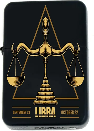 Miniatura 5 de Signos del zodiaco, símbolos del horóscopo, colección de iconos de astrología s Infinity negro mate encendedores a prueba de viento (Leo) - Regalo