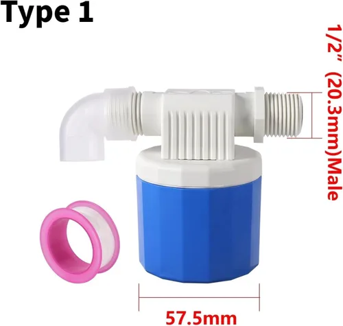 Miniatura 3 de 1PC 1/2" 3/4" Automatic Water Level Control Valve Float Ball Tank Tower Pool Switch Inlet Stop(Type 2)