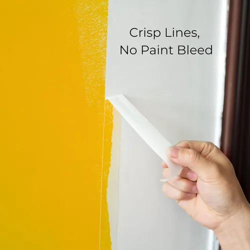 Miniatura 9 de Paquete de 2 Cinta de Enmascarar Blanca - Cinta de Pintor de 1 Pulgada de Ancho - Multisuperficie, Resistente al Agua, Uso Interior y Exterior - 180