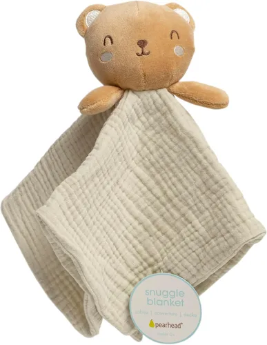 Miniatura 9 de Pearhead Manta de Oso de Peluche para Bebé - Suave Juguetito para Abrazar para Bebés y Niños Pequeños, Ideas para Regalos en Medias Navideñas, Manta