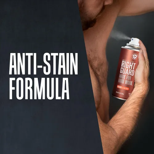 Miniatura 4 de Right Guard Sport Original Scent Desodorante en Aerosol - Desodorante en aerosol de protección sin aluminio para hombres, bloquea el sudor