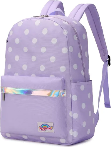 Miniatura 32 de Mygreen - Mochila escolar con bonitos diseños para niños y niñas, 11.5 x 15.7 x 5.1 pulgadas