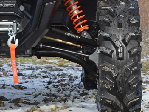 Miniatura 3 de SuperATV - Brazos en A arqueados resistentes para Polaris General 1000 (2016) - 1.5" de desplazamiento - Negro