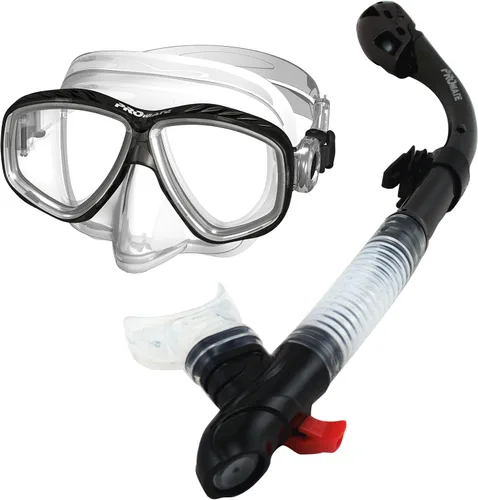 Miniatura 3 de Promate Máscara de purga de snorkel y conjunto combinado de snorkel seco (SCS0096)