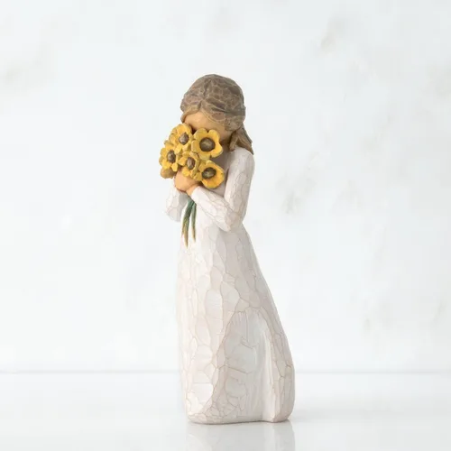 Miniatura 2 de Willow Tree Adorno de abrazo cálido, figura esculpida pintada a mano