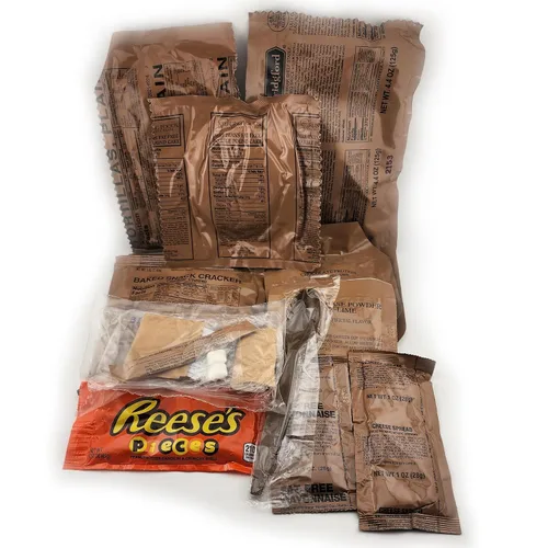 Miniatura 2 de Allgo Outdoors Military Spec MRE Meals Ready To Eat BBQ Pork Wrap - Menú 3 - Alimentos de supervivencia