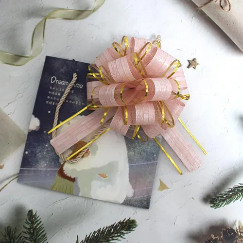 Miniatura 5 de 6 lazos para envolver lazos para cestas de boda, lazos para envolver regalos, lazos de regalo de 6 pulgadas de diámetro, cestas de regalo, fiesta