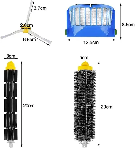 Miniatura 3 de Piezas compatibles con iRobot Roomba 600 Series 500 Series Aspirador Robot 694 675 692 676 695 677 671 655 645 690 680 660 650 620 614&500 595 585