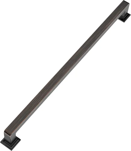 Miniatura 43 de 9BUILD Paquete de 6 pomos de latón cepillado de 1.2 pulgadas para gabinetes, pomos dorados para cajones, perillas cuadradas para gabinetes