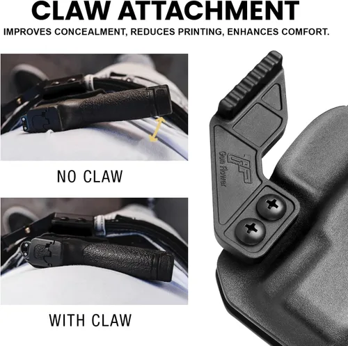Miniatura 6 de Funda de polímero IWB Taurus G2C y G3C Adj. Cant y retención Cintura interior Compatible con Taurus G3C/ G2C/ G2S/ PT111/PT140 Garra B-Kydex