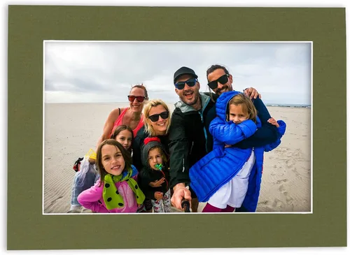 Miniatura 177 de 8.5x11 Mat for 11x14 Frame - Precut Mat Board Acid-Free Brown 8.5x11 Photo Matte Made to Fit a 11x14 Picture Frame, Premium Matboard for Family