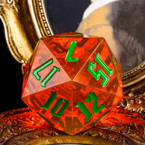 Miniatura 3 de 55mm dados DND de 20 lados, dados gigantes D20 D&D poliédricos grandes D20 con caja de regalo para Dungeons and Dragons, juegos de mesa RPG