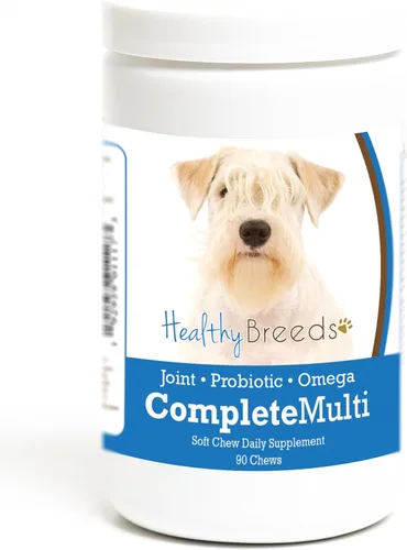 Miniatura 324 de Healthy Breeds Pug todo en uno multivitamínico suave masticable 60