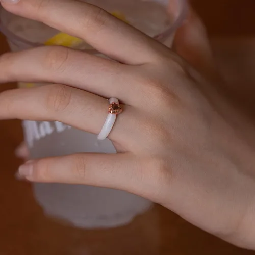 Miniatura 23 de Zollen Anillos de silicona para mujer, 1/3 paquetes de alianzas de boda de silicona, forma de flor, anillos de goma, colección de flores para mujer