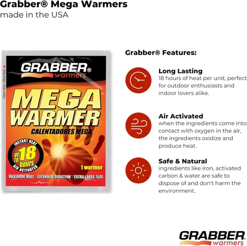 Miniatura 8 de Calentadores corporales Grabber de 18 horas 30