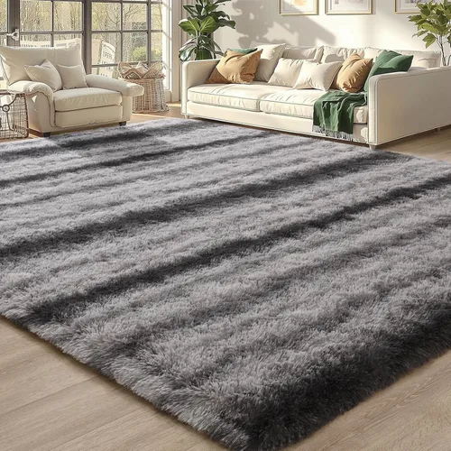 Miniatura 68 de Merelax Alfombra Moderna Suave y Esponjosa Shaggy para Dormitorio Sala de Estar Decoración de Sillas Pequeñas Alfombras Tapetes para Pies Piso, Verde