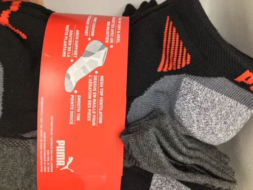 Miniatura 7 de PUMA Calcetines deportivos de corte bajo con control de humedad para hombre