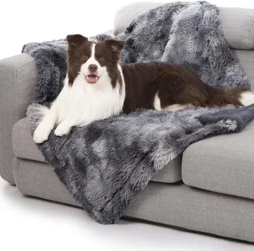Miniatura 39 de gogobunny Manta impermeable para perros para perros grandes, gatos, cachorros, manta reversible de piel sintética para mascotas, lavable, protección