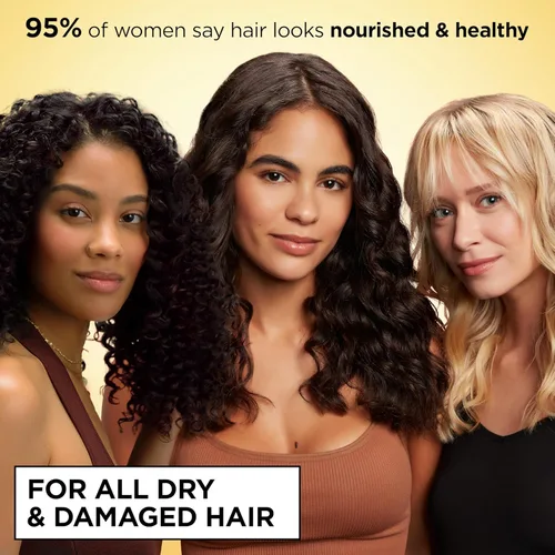 Miniatura 4 de Garnier Whole Blends Honey Treasures - Champú reparador, acondicionador + Miracle Nectar Leave-In Set para cabello seco y dañado (3 artículos), 1