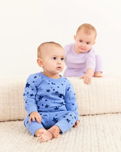 Miniatura 2 de Moon and Back Pantalón deportivo unisex de felpa francesa para bebés