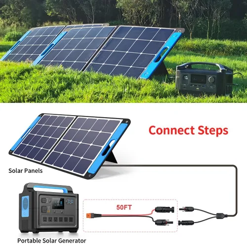 Miniatura 6 de ELFCULB Cable solar a XT60i de 12AWG de 50 pies 2 10 25 35 50 75 100 pies de conector solar a XT60i cable adaptador para estación de energía Cable