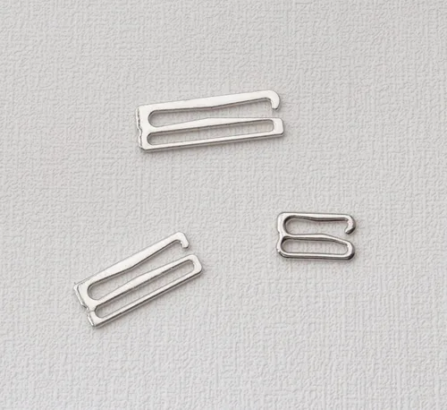 Miniatura 2 de sowaka 30 piezas de ganchos de metal para sujetador, ganchos de ajuste para bikini, brasier de costura, tops halter para vestido de baño plateado