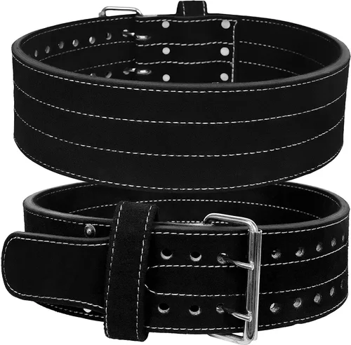 Hawk Sports - Cinturón de levantamiento de pesas de doble punta para hombres y mujeres, 0.394 pulgadas de grosor, cinturón de levantamiento de pesas