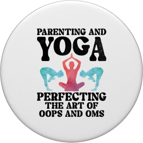 Miniatura 3 de Yoga Parenting Yoga Lover Namaste Relaxation Yoga Parents PopSockets Standard PopGrip