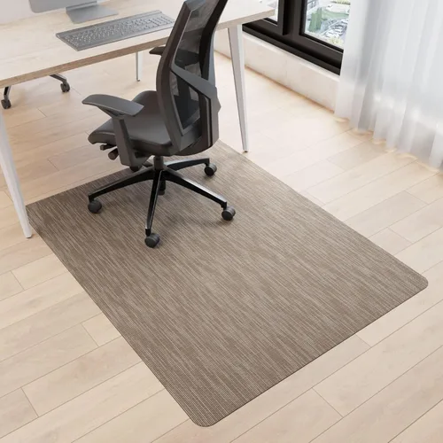 Miniatura 10 de Tapete para silla de escritorio para suelos duros, 48 x 30 pulgadas, protector transparente de oficina para madera dura, tapete de plástico de fácil