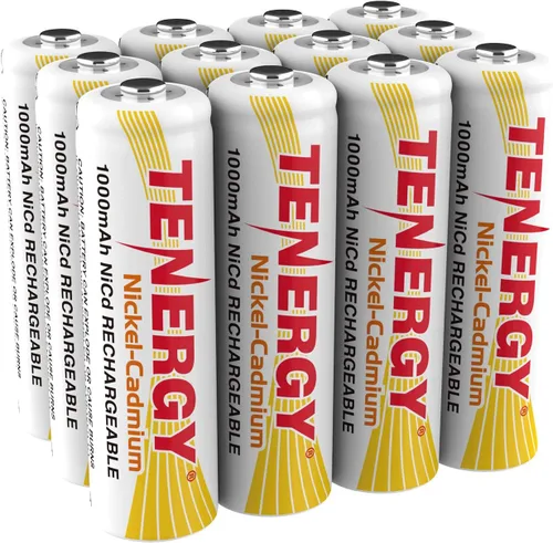 Miniatura 9 de Tenergy, Batería NiCd AA 1000 mAh, 21045, 4 Piezas, 4