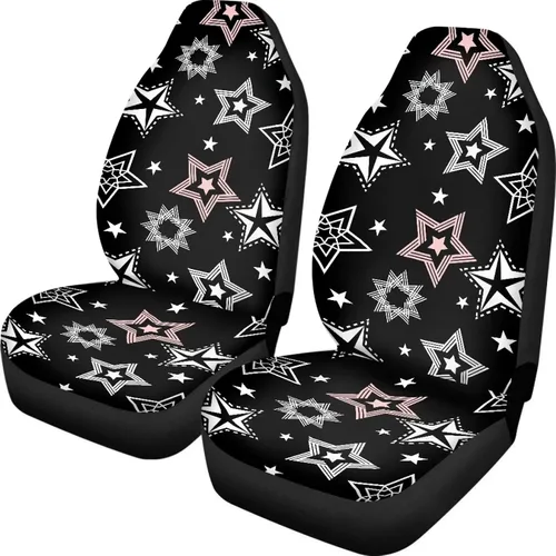 Miniatura 18 de INSTANTARTS Fundas de asiento de coche con diseño de dalia estética, solo para asientos delanteros, protector de asiento de vehículo, 2 unids/set