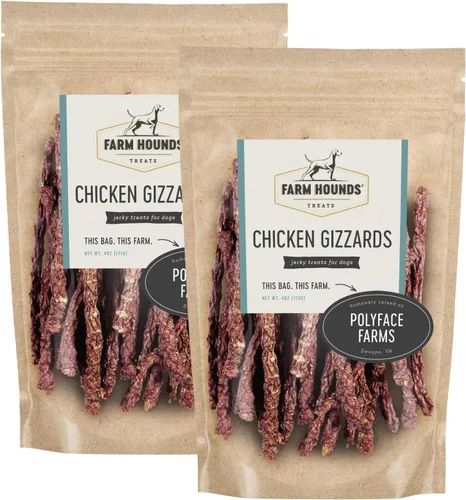 Miniatura 9 de Farm Hounds - Mollejas de pato - Carne seca natural prémium para perros - 100% pato criado humanamente - Rompe al tamaño - Excelente