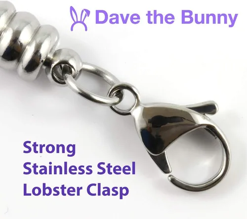 Miniatura 9 de Dave The Bunny Pulsera de cadena de serpiente de San Jude
