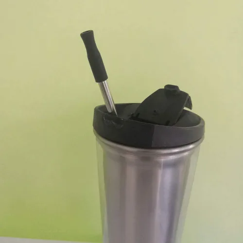 Miniatura 7 de 55 puntas reutilizables para popotes, puntas de silicona para popotes, cubiertas multicolor de grado alimenticio, solo se ajustan a popotes de acero