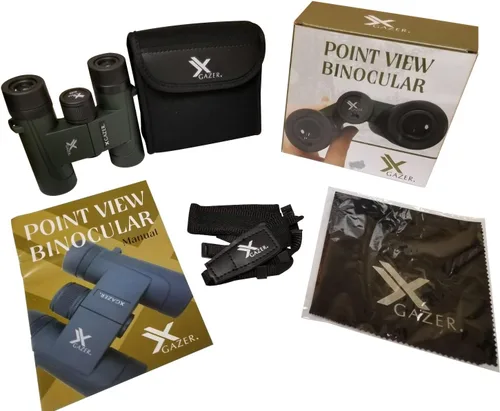 Miniatura 3 de xgazer Optics punto profesional 10 x 25 Prismáticos compactos Lupa Vista para la observación de aves, caza y pesca, al aire última intervensión