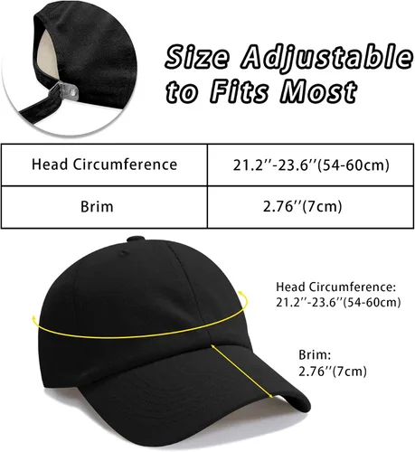 Miniatura 3 de NPQQUAN Original Classic Low Profile Baseball Cap Golf Dad Hat Adjustable Cotton Hats Men Women Unconstructed Plain Cap