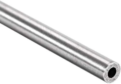 Miniatura 3 de uxcell Tubo redondo de acero inoxidable 304 0.157 in OD 0.039 in espesor de pared 9.843 in de longitud Tubo recto sin costura 4 piezas