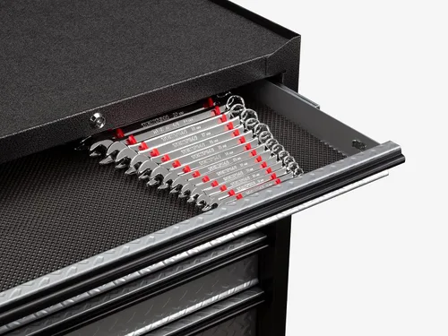 Miniatura 4 de TEKTON Organizador de llaves combinadas de 19 herramientas (rojo) ORG29219 Fabricado en Estados Unidos
