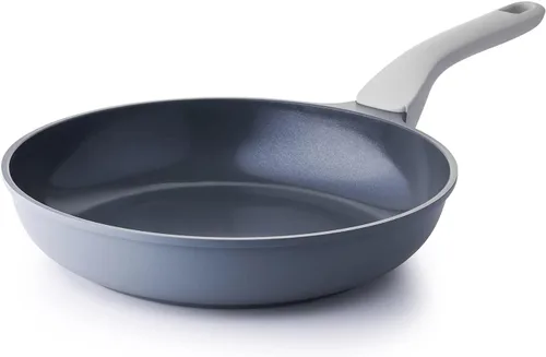 PRICUSIS - Sartén antiadherente de cerámica, 20,32/25,4/30,48 cm, sartén no tóxica, sartenes para huevos y tortillas y para el chef, compatible con