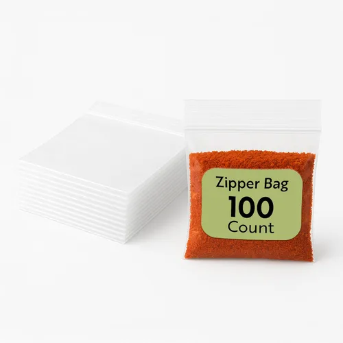 Miniatura 17 de Restaurantware Bag Tek - Bolsas resellables con cremallera de 3.5 x 2 pulgadas, 100 bolsas con cremallera de alta claridad, para aperitivos, nueces