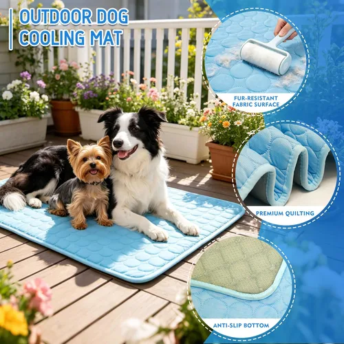 Miniatura 4 de Tapete refrescante para perros, tapete refrescante Arc-Chill mejorado para perros Q-Max > 0.4, almohadilla de refrigeración lavable para perros