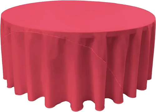 Miniatura 128 de LA Linen - Mantel redondo lavable de popelina de poliéster, resistente a manchas y arrugas, 51", mantel de tela para comedor, cocina, fiesta, Negro