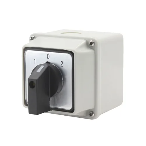 Miniatura 3 de Interruptor selector de cambio universal,con instalación caja impermeable,3 posiciones 8 terminales,Interruptor de transferencia de energía,LW26-25A