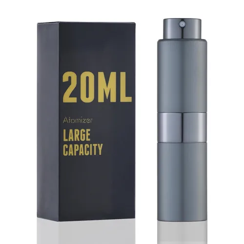 Miniatura 18 de Botella de perfume de viaje rellenable con atomizador de Owlyee: spray de colonia mini para rellenar - atomizador de fragancia vacío para hombres